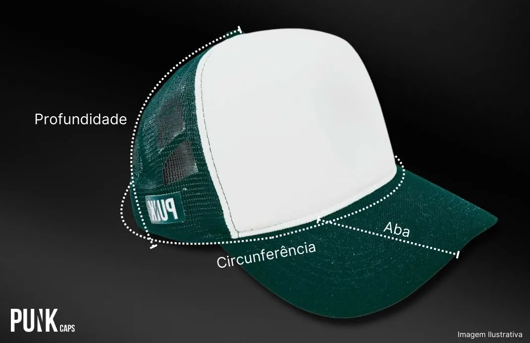 tabela de medidas punk caps